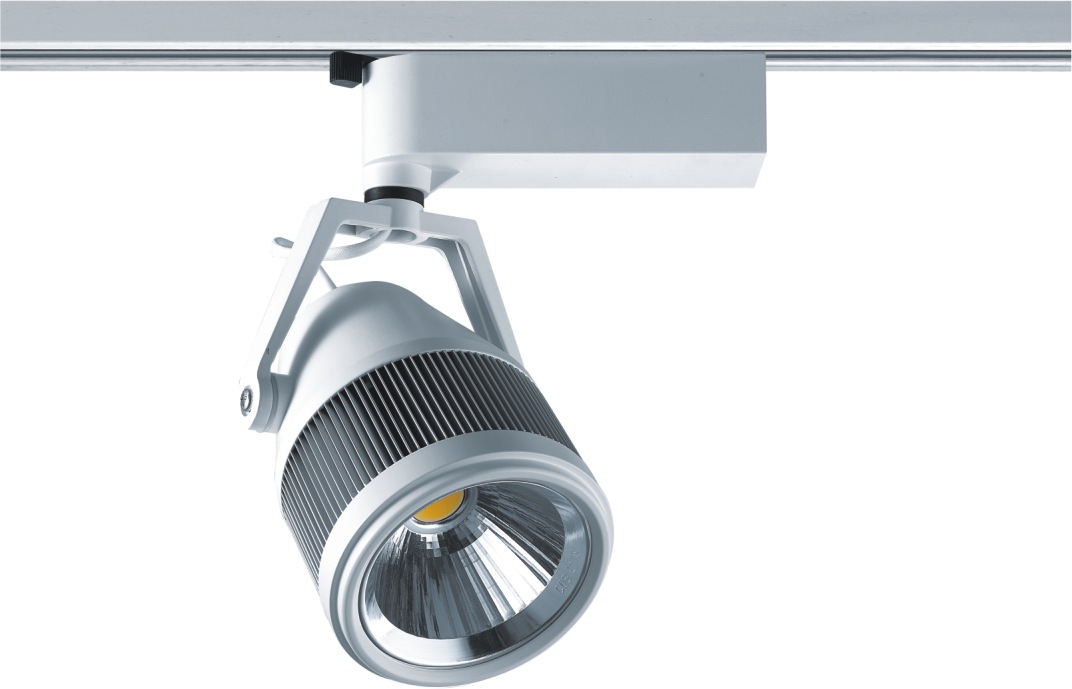 【LED軌道燈 軌道射燈 COB導軌燈24W 30W 服裝及珠寶店展柜專用射燈】價格,廠家,圖片,其他室內燈具,佛山市南海區(qū)喜運來照明電器-